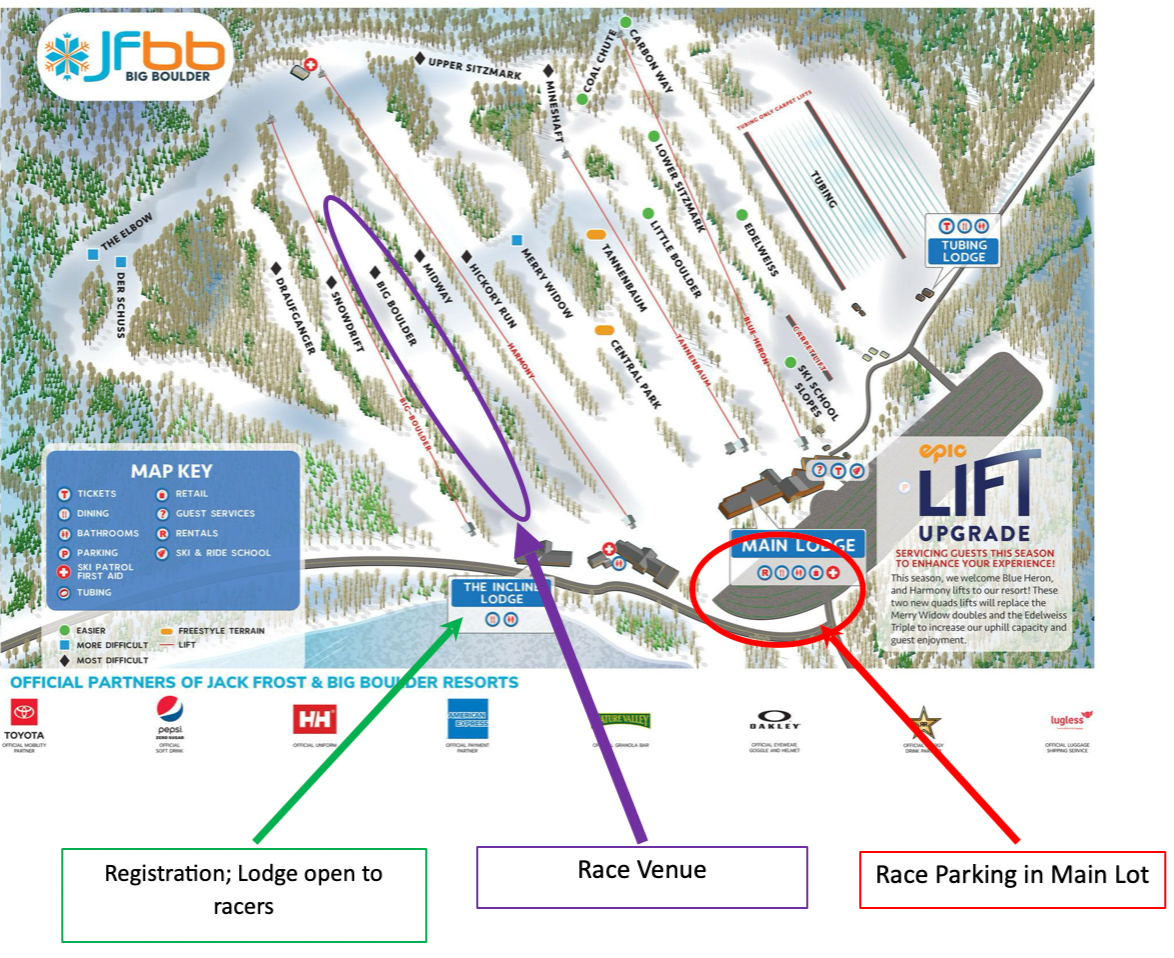 Big Boulder Trail Map